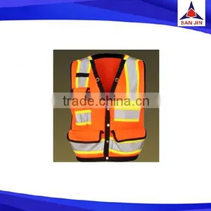 Wholesale Reflection Vest Orange Safety For Men thumbnail-2