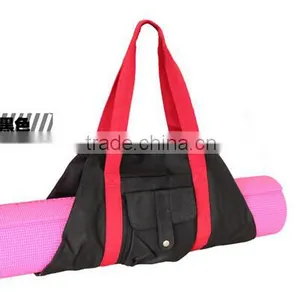Reusable Eco-friendly Waterproof Canvas Yoga Mat Bag thumbnail-2