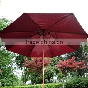 9 Foot Light Wood Poly Market Umbrella thumbnail-4