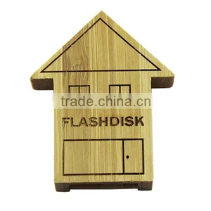 Hot Selling Wooden Push USB Key 4gb thumbnail-1