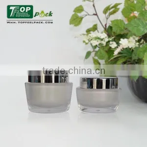 2015 Popular Acrylic Plastic Cosmetic Jar for Facial Cream, Eye Cream Bottle thumbnail-3
