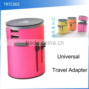 (110128) Best Promotional Gift International Universal Travel Adapter With Usb Port Quality Choice thumbnail-1