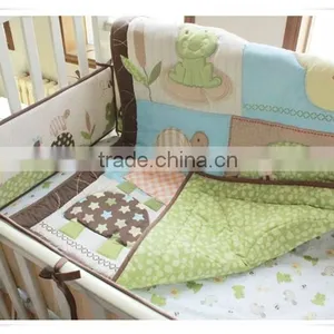 Tree and Turtle Baby Boys Bedding Set Crib Bedding Set Tree Pattern Bedding Sets From Professional Manufacturer thumbnail-3