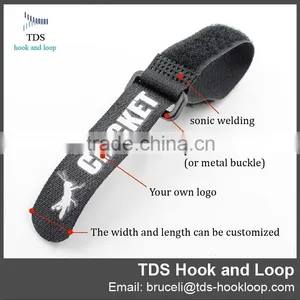 Adjustable Custom Logo Hook and Loop Fastening Buckle Strap thumbnail-5