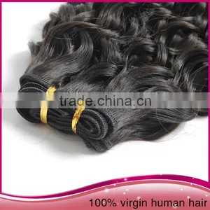 Aliexpress2015 Wholesale Price Kinky Curly Brazilian Virgin Hair Weaving thumbnail-6