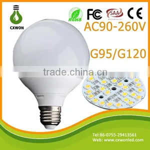 G95 LED BULB 15W BULB LIGHT ALUMINUM + Plastic Led Bulb ce Rohs E27 Save Lamp Quality Choice thumbnail-1