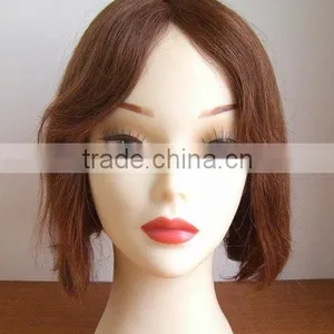New Design Colored Short Curly Human Hair Wigs thumbnail-2
