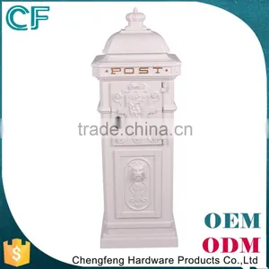 The Most Popular Style In Europe Crown Ornament Cast Aluminum Fence Outside Vintage Letter Box Mailbox For Sale From China thumbnail-2