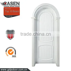 Modern Black Walnut Arched Top Interior Doors thumbnail-3