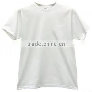 Dyed Plain White t Shirts Cotton Unisex Round Neck t Shirts thumbnail-1