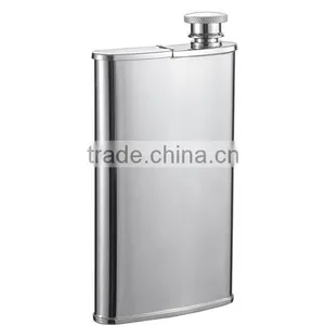 Stainless Steel Birthday Gift Leather Cover Wine Hip Flask thumbnail-5