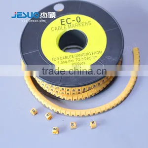 Heat Resistant PVC EC Type Cable Marker Color Cable Marker Tube thumbnail-2