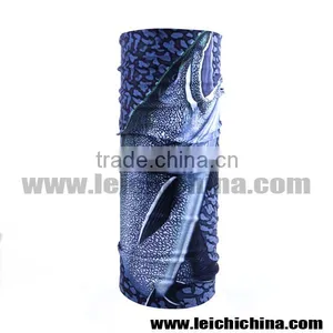 Salmon Pattern Seamless Tube Headware thumbnail-2