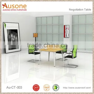 Modern Design Small Meeting Table Modern Square Negotiation Table, thumbnail-1
