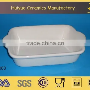 Porcelain Rectangular Casserole With Ears thumbnail-1