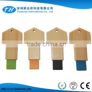 Promotional Custom 32gb Flash Drive Wooden Mini Usb Key With Real Capacity thumbnail-1