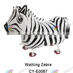 Set of Zebra Walking Pet BalloonsParty Helium Balloons Birthday Party Toy Use thumbnail-1