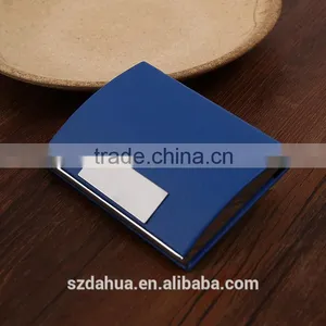 Factory Price Business Card Holders Stainless Steel Mix pu Leather, Bulk Name Card Holder thumbnail-1