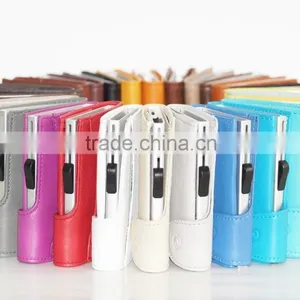 Leather Aluminium Cardholder Wallet for Bank Card/credit Card/id Card thumbnail-5