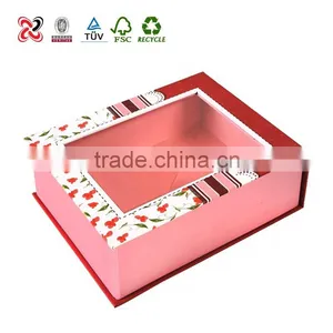 Book Shaped Transparent Gift Box With Lid thumbnail-2
