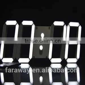 Remote 5" Large White Led Wall Clock With WIFI thumbnail-1