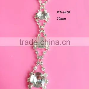 Factory Price DIY Rhinestone Trim for Bridal Sash Wedding Sash Wedding Belt (RT-4010) thumbnail-1