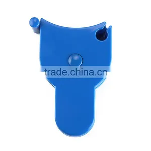 Blue Plastic Retractable Auto Logo Printed Waist Cicumference Glass Fiber Tape Body Measure Fitness thumbnail-6