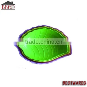 Hot Sale Color Leaf Shape Melamine Plate/dish thumbnail-3