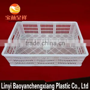 650x450x170mm Plastic Turnover Basket for Duckling Transportation thumbnail-1