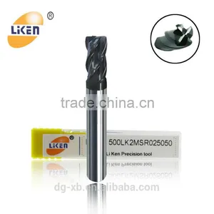 Solid Carbide Standard Size End Mills With Corner Radius, Carbide Cnc Cutting thumbnail-3