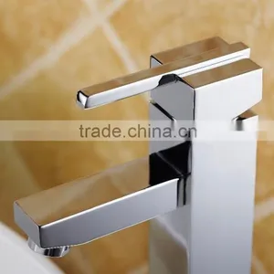 Brass High Body Square Basin Mixer/high Grand Faucet thumbnail-3