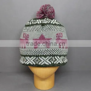 CUSTOM WINTER HATS WITH POM POMS thumbnail-1