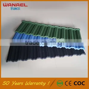 Modern House Design Wanael Traditional Anti-fading Corrugated Metal Light Weight Spanish Tile Roof thumbnail-2