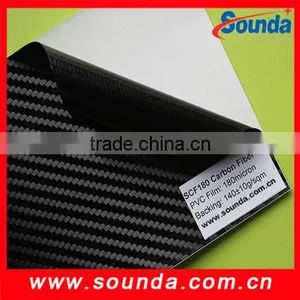 Hot Sale Colored Car Wrap Vinyl Car Wrap Film, 3D Carbon Car Series Sticker thumbnail-2