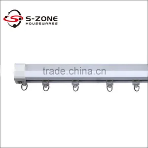 Plastic PVC Double Curtain Track Rail Fitting thumbnail-2