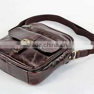 2016 Factory Price Briefcase Retro Leather Briefcase Men's Travel Briefcase thumbnail-3