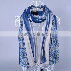 Women Fashion Bohemia Pattern Scarf Voile Scarves 180*90 Pashmina thumbnail-5