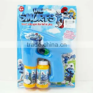 Blue Color BO Soap Bubble Gun Toys Cartoon Shape thumbnail-1