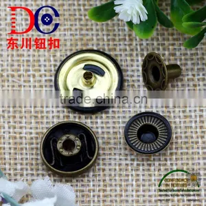 Guangzhou Metal Snap Button Manufactory Black Button for Leather thumbnail-5