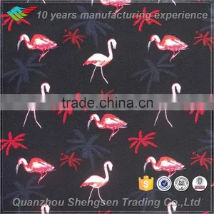 Cartoon Bird Printed 80 Nylon 20 Spandex Fabric for Swimwear thumbnail-1