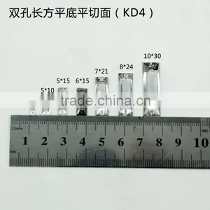 KD4 Baguette 6*15 7*21 8*24 Flat Back Sew on Acrylic Rhinestones for Fashion Decoration, Craft Making, Garment Bags Accessories thumbnail-2
