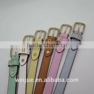 Fashionable Colorful Skinny Belts for Women in Wholesale thumbnail-6