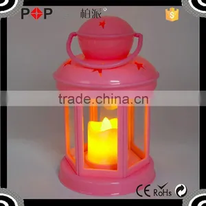 2015 Promotion Poppas BS10 Star Pantern Colorful Selection Hanging Led Candle Red Lantern thumbnail-1
