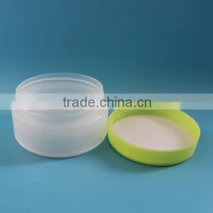 100ml 3.3oz Frost Double Wall PET Plastic Empty Jar Container for Cosmetic thumbnail-3