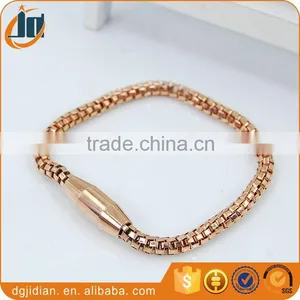 Stainless Steel Mesh Chain Bracelets,Gold Plated Mesh Magnetic Bracelets thumbnail-3