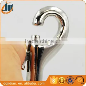 Stainless Steel Double Snap Hook Keychain,metal Snap Hook Keychain thumbnail-3
