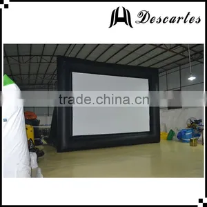 100% Waterproof Fabric Inflatable Rear Projection Screen for Customized thumbnail-1