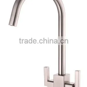 Double Handle Kitchen Sink Mixer Faucet thumbnail-1