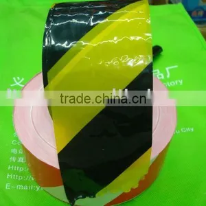 Black and Yellow PE Warning Tape for Underground Detectable Warning thumbnail-1