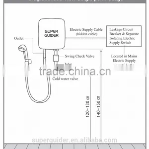 Instant Heater Electric Shower Heater Price thumbnail-3